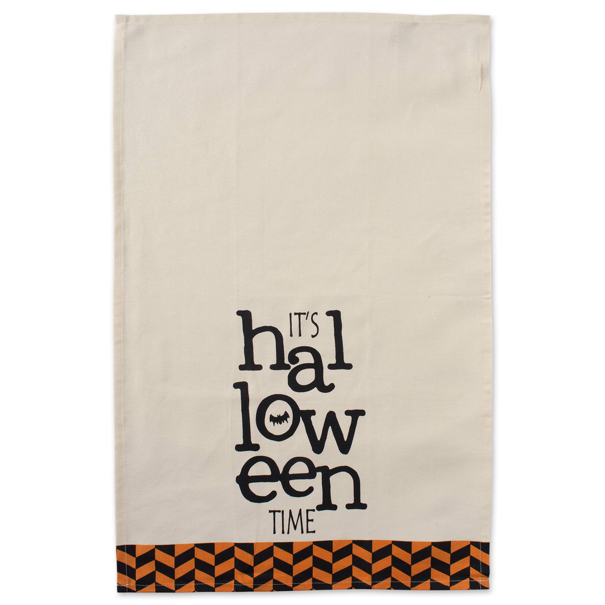 DII® Assorted All Hallows Eve Halloween Printed Dishtowel Set
